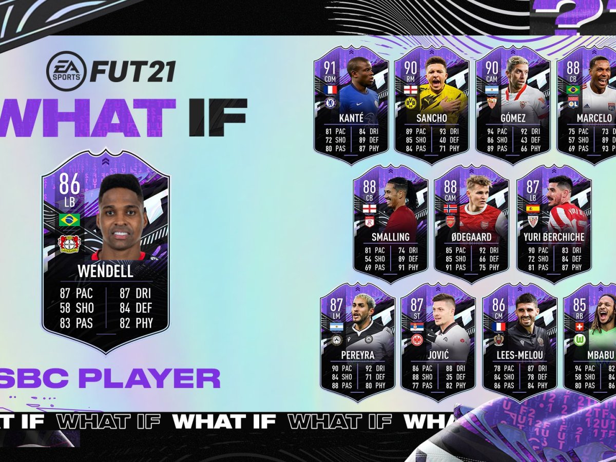 FIFA 21 – SOLUTION SBC WENDELL WHAT IF