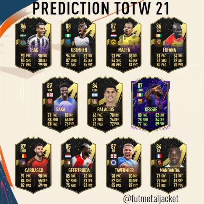 FIFA 23 : PREDICTION TOTW 21